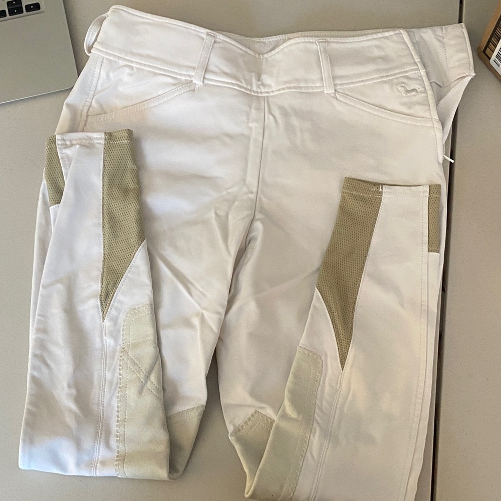RJ Classics White and Tan Riding Pants